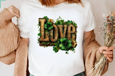 Love Cute Green St Patrick's Day Png Sublimation SVGArt 