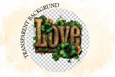 Love Cute Green St Patrick's Day Png Sublimation SVGArt 