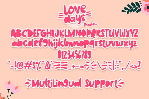 Love Days Font Font Dm Letter Studio 