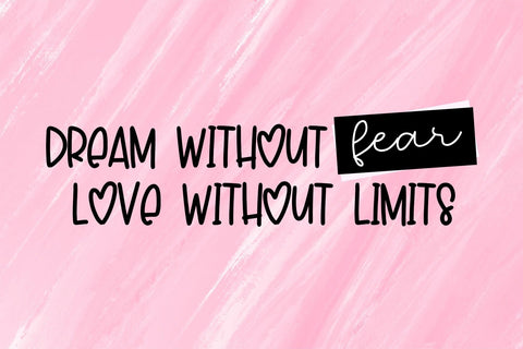 Love Dream Font Dm Letter Studio 