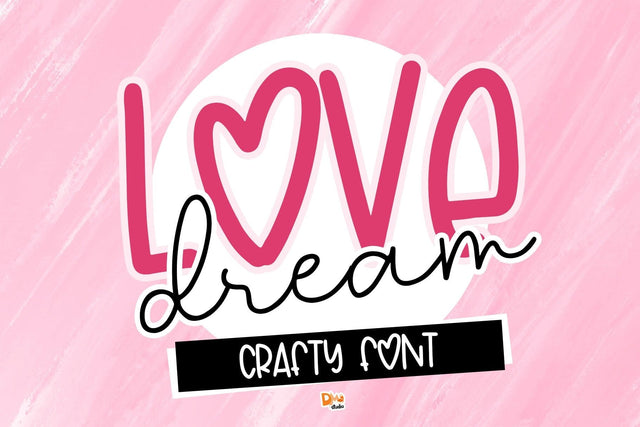 Love Dream Font Dm Letter Studio 