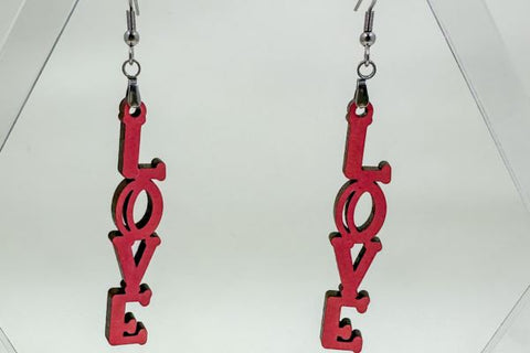 Love Earrings Bundle Laser SVG File SVG Crafting With Brenna 