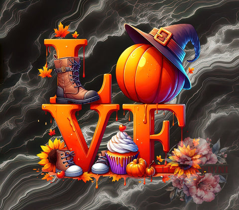 Love Fall, Thanksgiving PNG, Autumn Decor, Fall Sublimation, Digital Download, Seasonal Art, Fall Clipart, Autumn PNG Sublimation Li Zamperini 