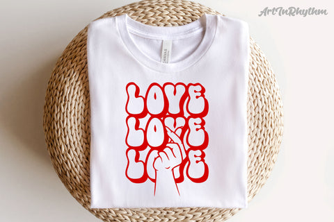 Love finger heart svg, Happy Valentine's day svg SVG Artinrhythm shop 