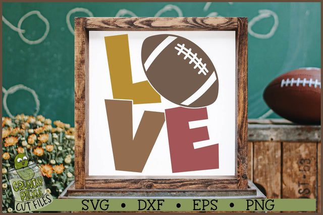 Love Football SVG File SVG Crunchy Pickle 