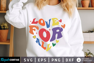 Love for all svg Design SVG Regulrcrative 
