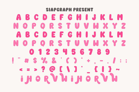 Love Girl - Retro Bubble Font Masyafi Studio 