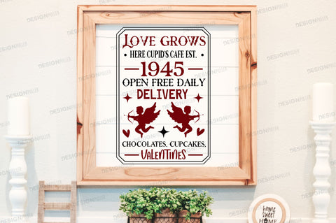 Love grows here cupids Svg Design SVG Regulrcrative 