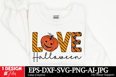 Love Halloween Sublimation Design, Halloween Sublimation Quotes, Halloween SVG Cut File, Halloween T-shirt Design Sublimation Insomnia Std 