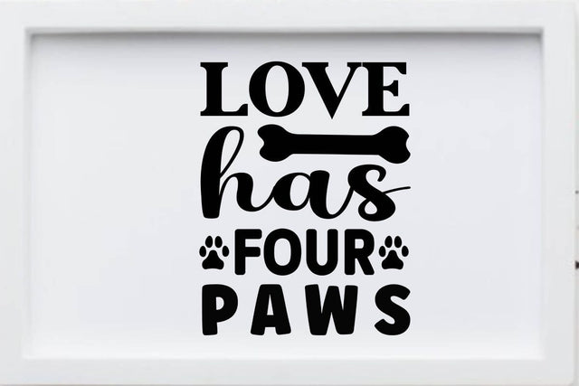 Love has four paws SVG Angelina750 