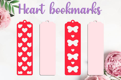 Love Heart bookmarks svg, Layered gift tags, Valentine's Day SVG AnastasiyaArtDesign 
