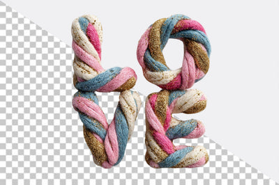 LOVE Heart Yarn PNG Sublimation SVGArt 