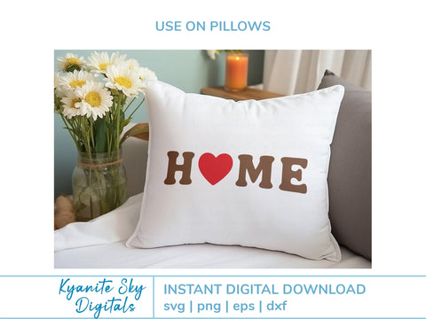Love Home Welcome SVG bundle words with heart accent SVG Kyanite Sky Digitals 