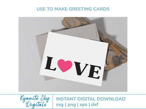 Love Home Welcome SVG bundle words with heart accent SVG Kyanite Sky Digitals 