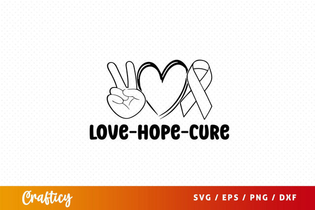 Love hope cure Svg Design SVG Designangry 