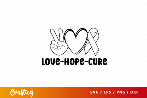 Love hope cure Svg Design SVG Designangry 