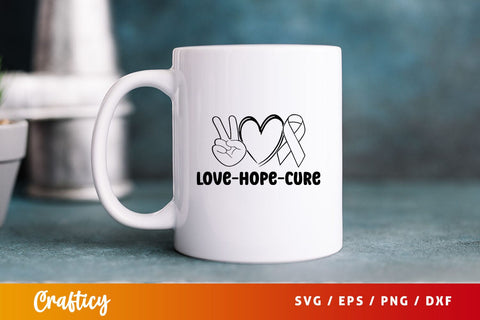 Love hope cure Svg Design SVG Designangry 