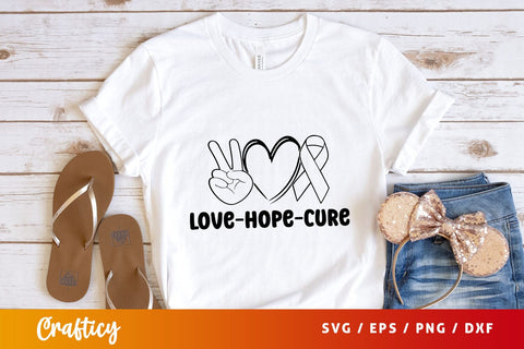 Love hope cure Svg Design SVG Designangry 