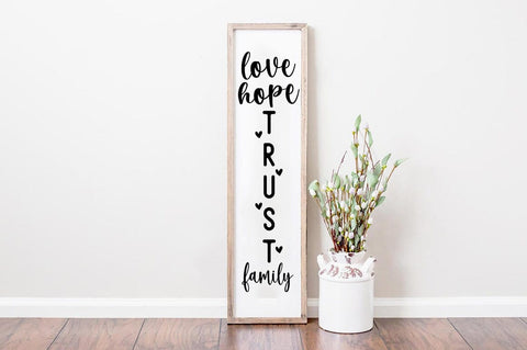 Love hope trust family SVG Design SVG Designangry 