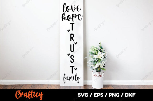 Love hope trust family SVG Design SVG Designangry 