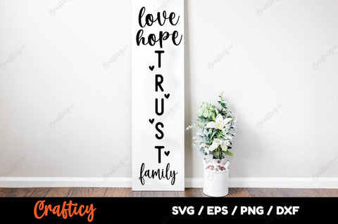 Love hope trust family SVG Design SVG Designangry 