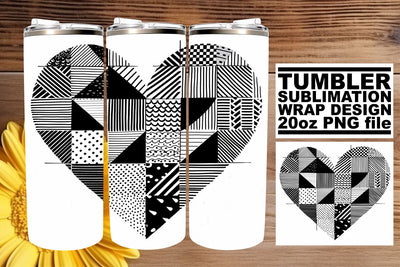 Love in Every Sip: 20oz Tumbler Expression Sublimation afrosvg 