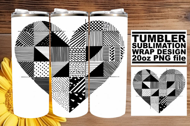 Love in Every Sip: 20oz Tumbler Expression Sublimation afrosvg 