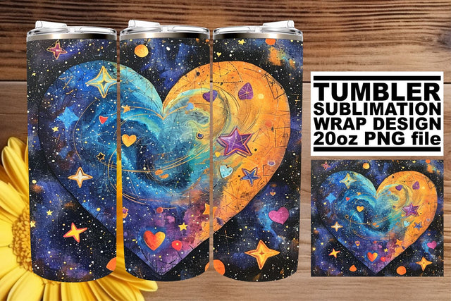 Love in Every Sip: 20oz Tumbler Magic Sublimation afrosvg 