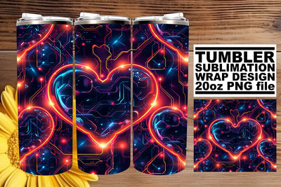 Love in Every Sip: 20oz Tumbler Symphony Sublimation afrosvg 