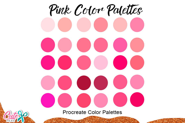 Love in the Air Color Palettes for Procreate Sublimation Cute files 