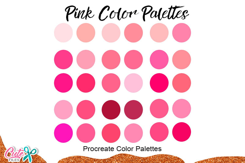 Love in the Air Color Palettes for Procreate Sublimation Cute files 