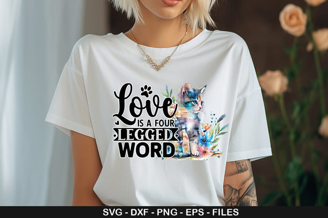 LOVE IS A FOUR LEGGED WORD SVG SVG CraftingStudio 
