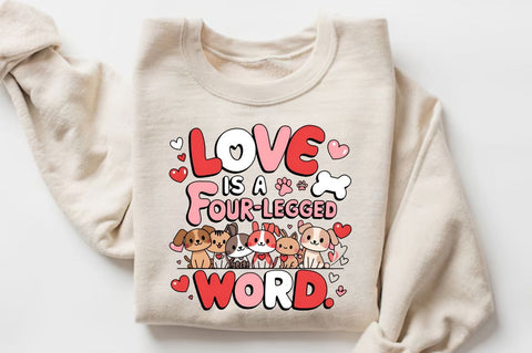 Love Is A Four Sublimation Design Sublimation Regulrcrative 