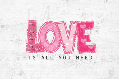 Love Is All You Need SVG, Sublimation PNG SVG MaiamiiiSVG 