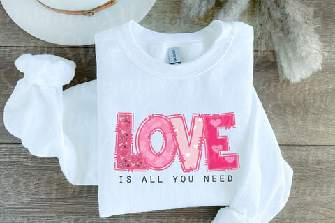Love Is All You Need SVG, Sublimation PNG SVG MaiamiiiSVG 