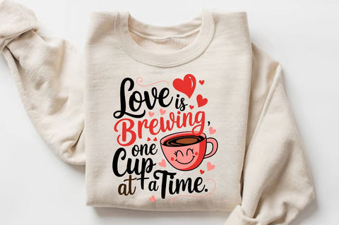Love is brewing, one cup at a time Sublimation Sublimation Regulrcrative 