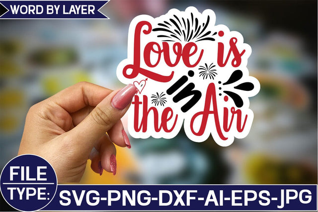 Love is in the Air Sticker SVG Design SVG Studio Innate 