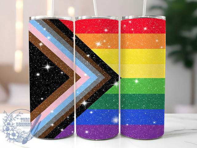 Love Is Love Rainbow Pride Flag Tumbler, LGBTQ Tumbler Design, Rainbow Flag Tumbler, 20oz Pride Wrap, Love Is Love Tumbler, Equality Sublimation Wrap, Colorful Pride Tumbler Sublimation ToriDesigns 