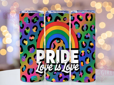 Love is Love Rainbow Pride Tumbler, LGBTQ+ Pride Tumbler, Rainbow Pride Wrap, 20oz Rainbow Tumbler, Pride Love Tumbler, LGBTQ+ Support Tumbler, Equality Tumbler Sublimation SvggirlplusArt 