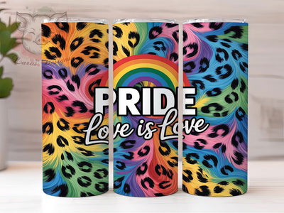 Love Is Love Rainbow Pride Tumbler Wrap, Rainbow Pride Wrap, LGBT Tumbler Design, 20oz Pride Tumbler, Pride Month Tumbler, Sublimation Tumbler Wrap, Equality Tumbler Design Sublimation Lara' s Designs 
