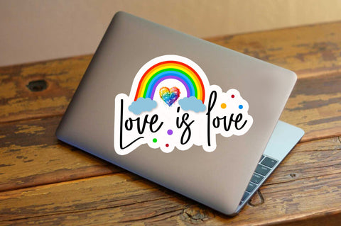Love is love Sticker Design Sublimation Regulrcrative 