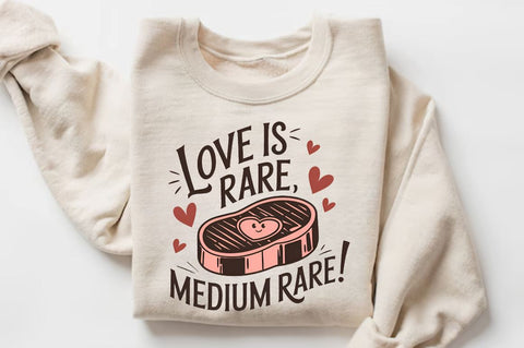 Love is rare medium rare Sublimation Design Sublimation Regulrcrative 