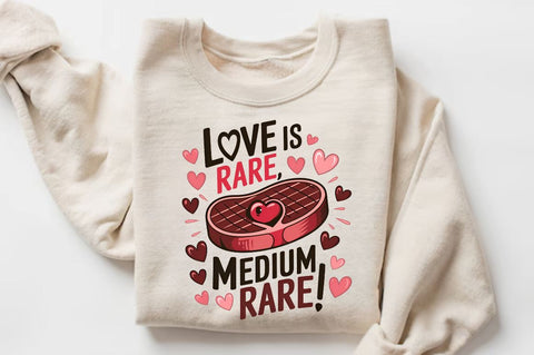 Love is rare medium rare Sublimation PNG Design Sublimation Regulrcrative 