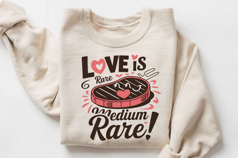 Love is rare medium rare Sublimation Sublimation Regulrcrative 