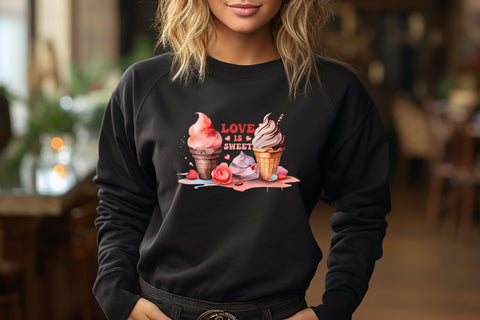 Love is Sweet - Valentine's Day Sublimation Sublimation CraftLabSVG 