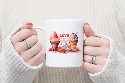 Love is Sweet - Valentine's Day Sublimation Sublimation CraftLabSVG 