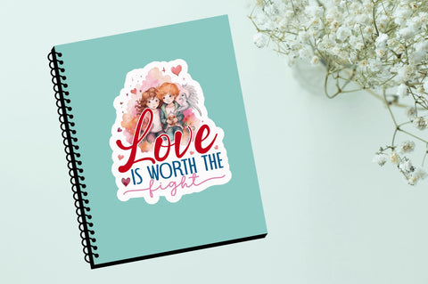 Love is worth Sticker Design Sublimation Regulrcrative 