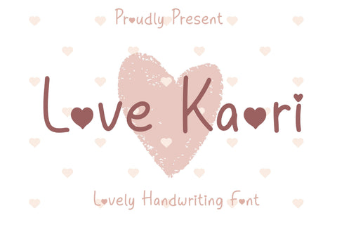 Love Kaori Font Aisyah 