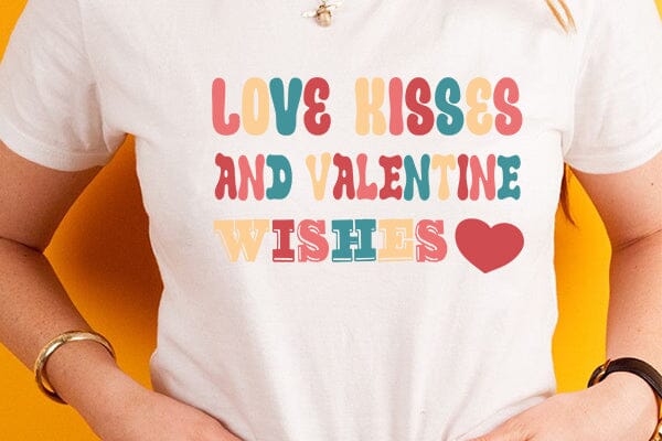 love kisses and valentine wishes SVG Angelina750 