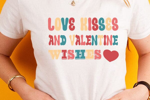 love kisses and valentine wishes SVG Angelina750 